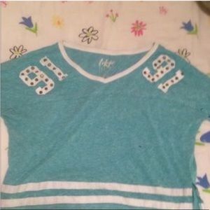 Aqua Sporty Crop Top